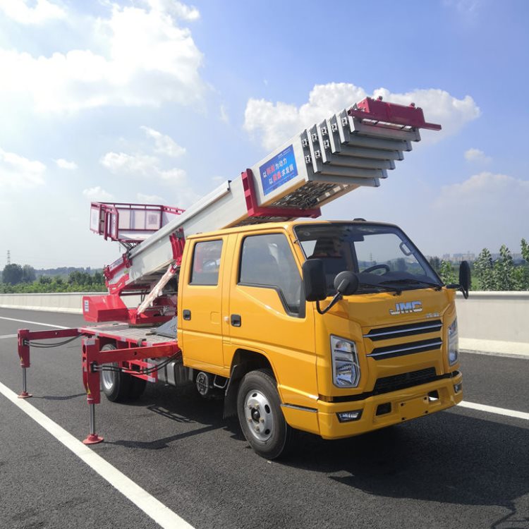 莱州出租云梯车电话 水泥上楼