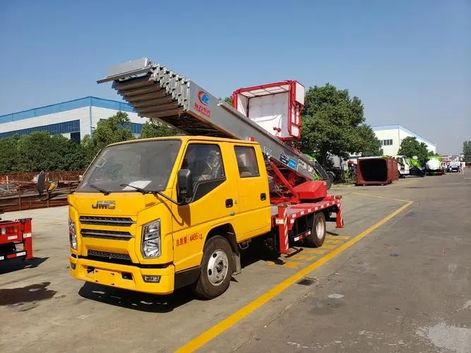 莱州附近云梯车出租 砂石搬运