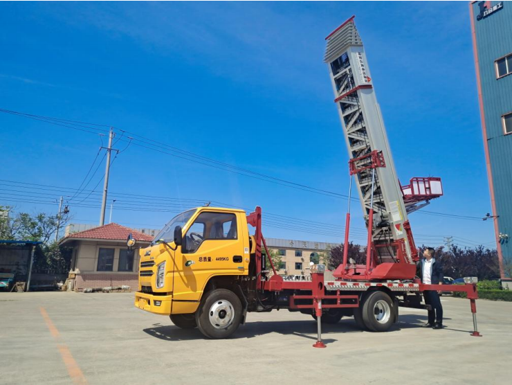 莱州常年租赁32米云梯车